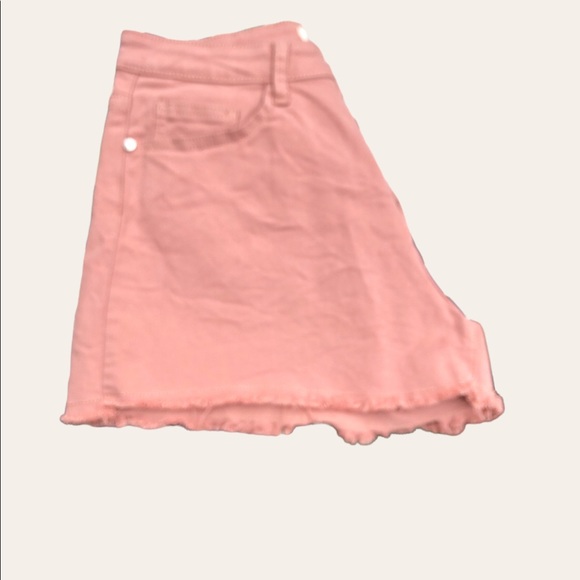 Listicle Women’s Shorts Medium Rose Raw Hem Stretch Summer Vacation Casual Beach - Picture 4 of 10